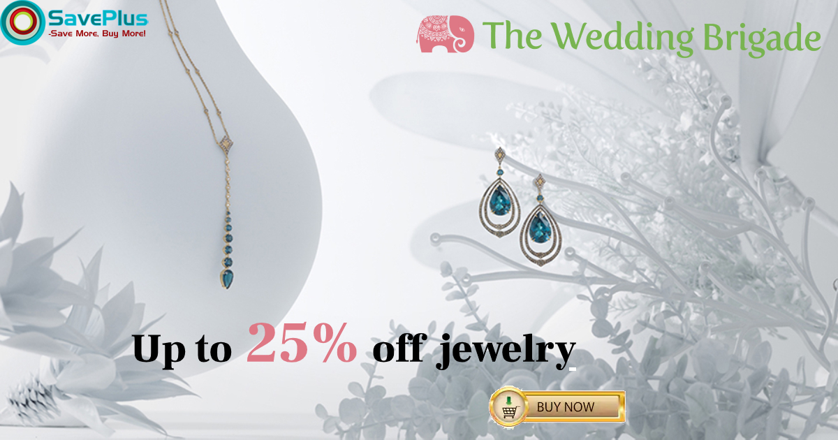 Up to 25% off jewelry at The Wedding Brigade