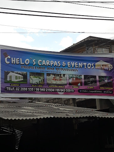 Opiniones de Chelo's Carpas y Eventos en Quito - Organizador de eventos