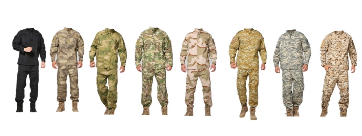 انواع لباس نظامی