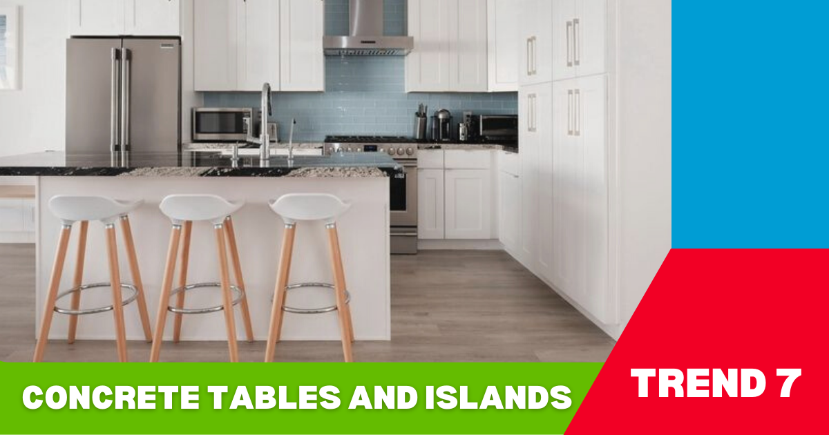 Concrete Tables and Islands