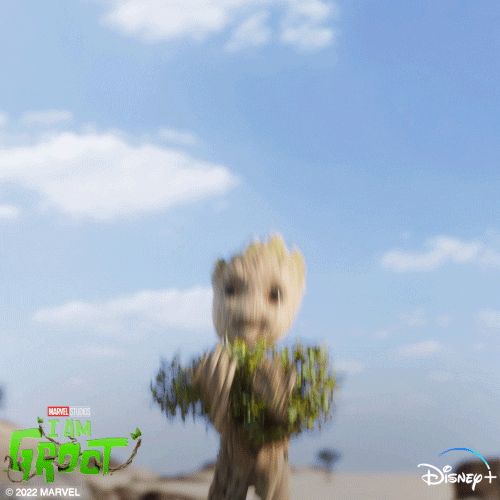 I Am Groot Running GIF by Disney+