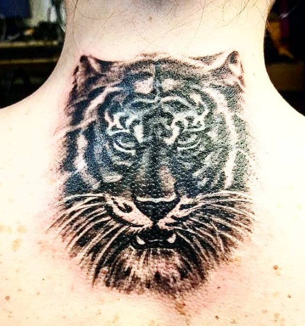 Tiger Face Tattoo Design