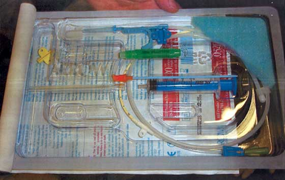Over-the-wire catheter kit.