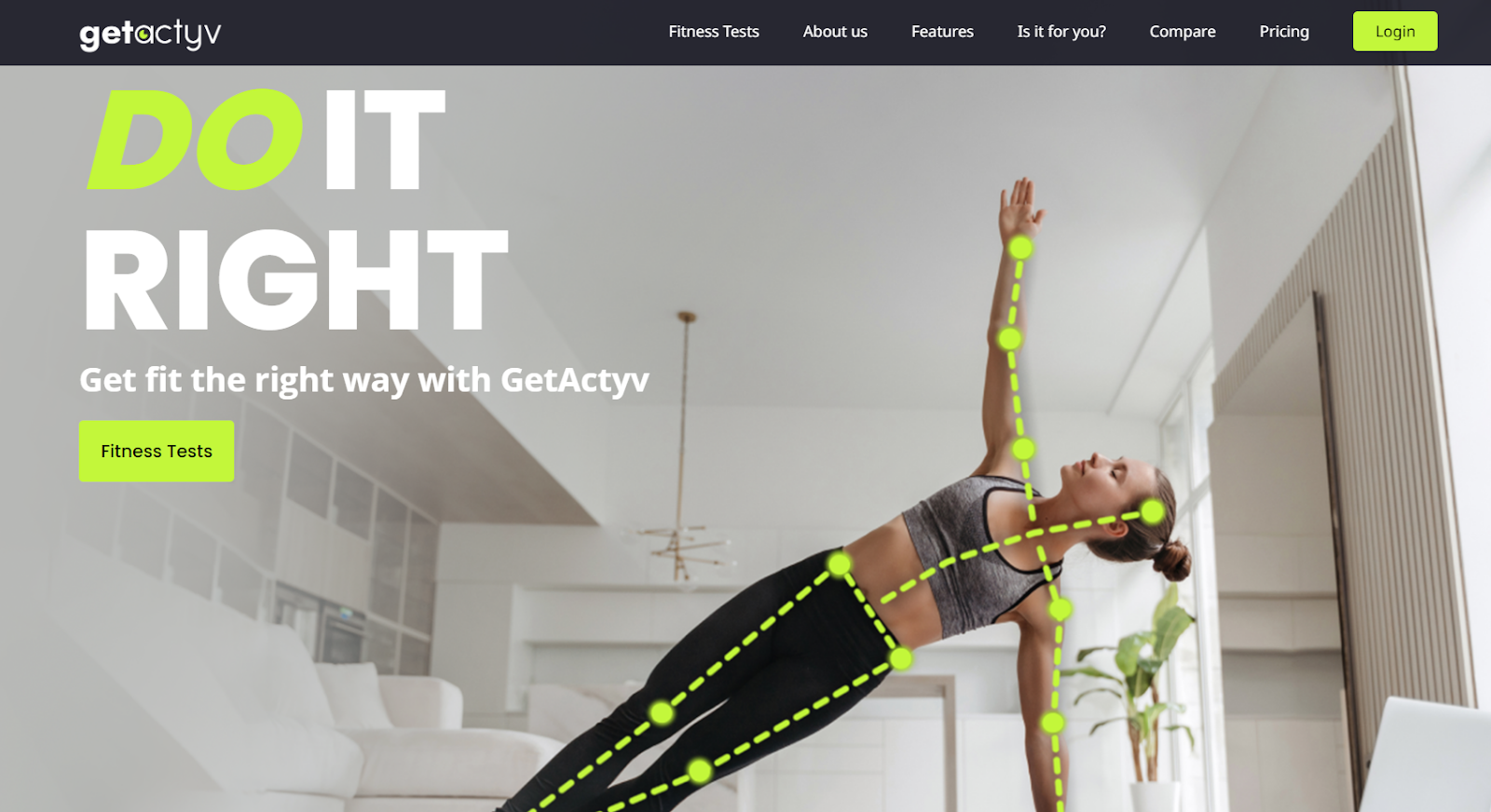 getactyv website - get fit the right way with getactyv