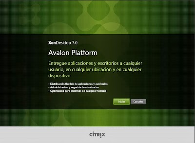 Inicio del asistente de instalación