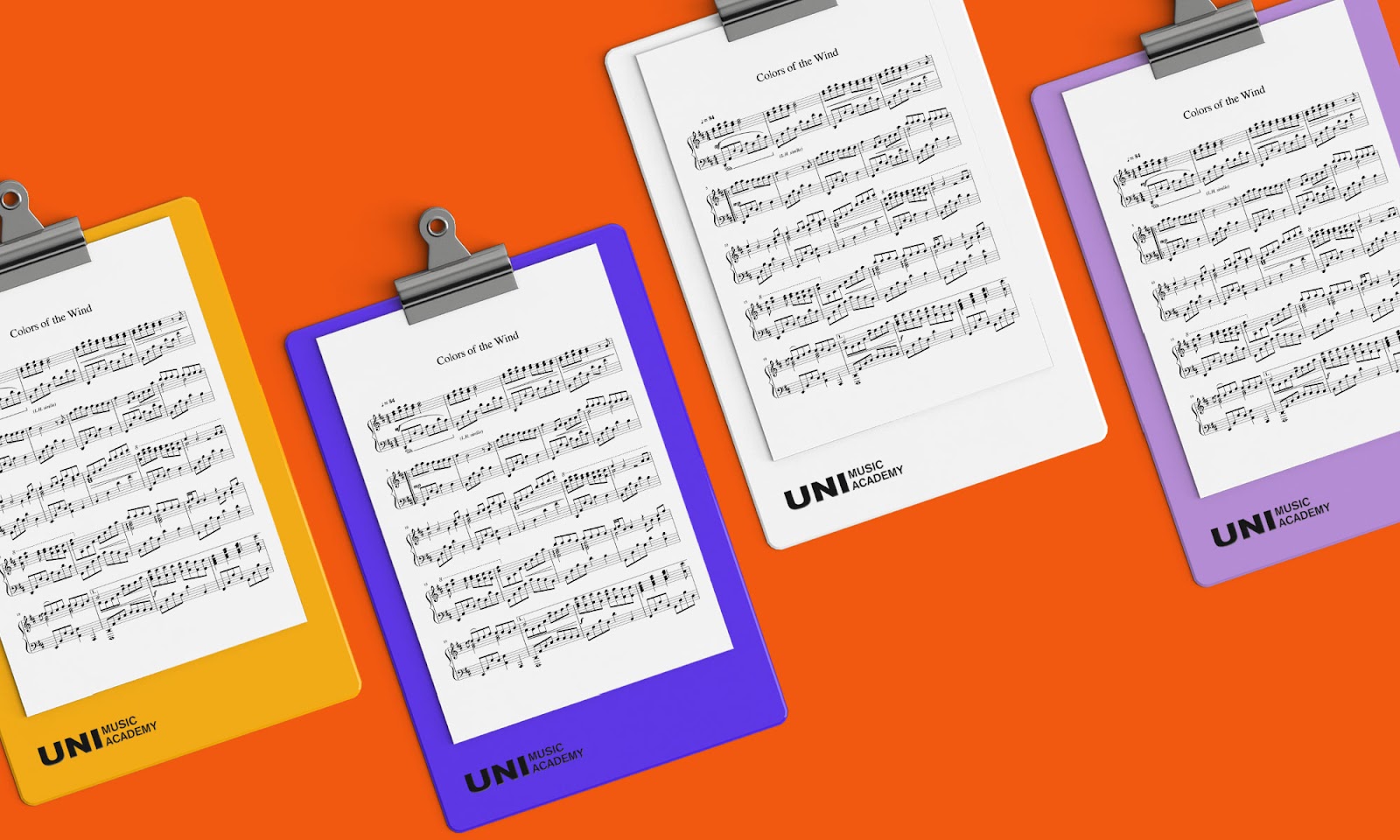 uni-music-education-stationary-design