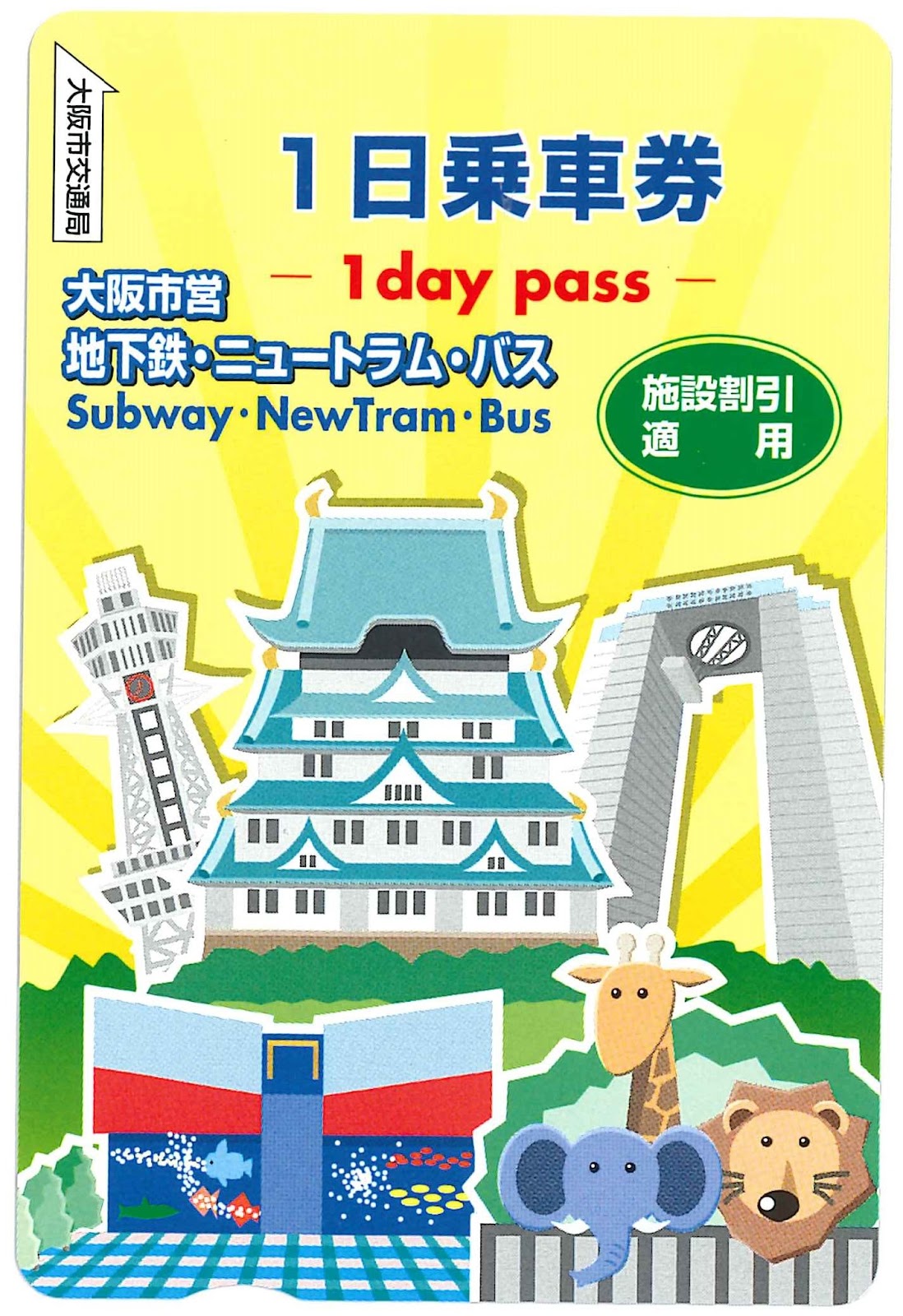 osaka metro pass for tourist