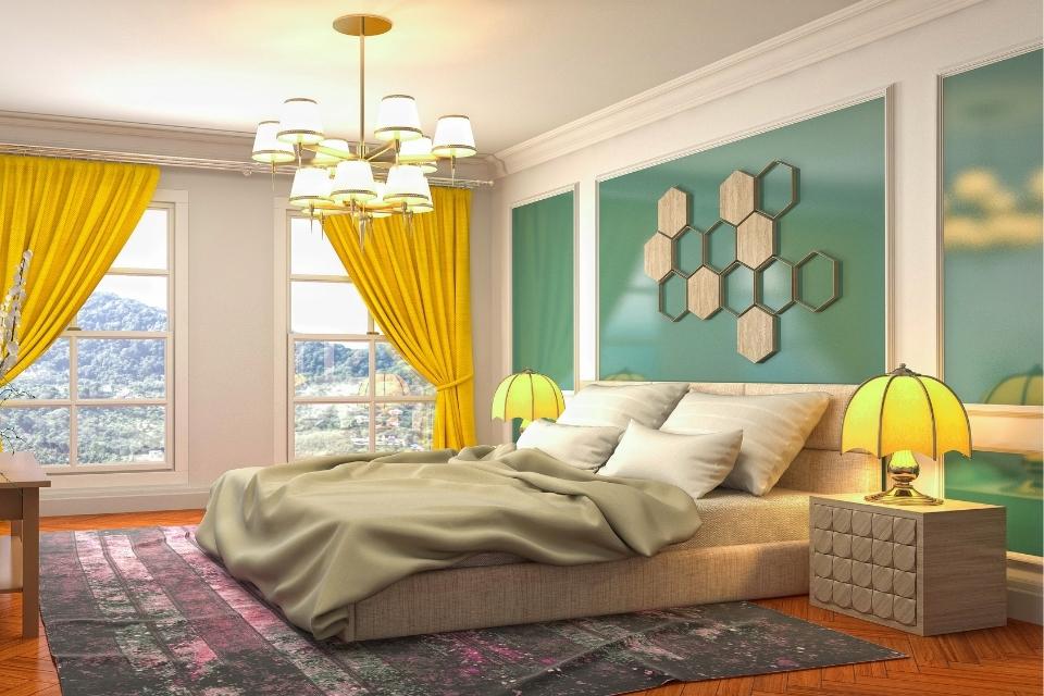 Rekomendasi Cat Kamar Tidur Perpaduan 2 Warna