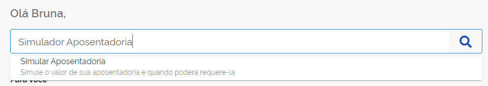 Buscador do Meu INSS para o Simulador de Aposentadoria.