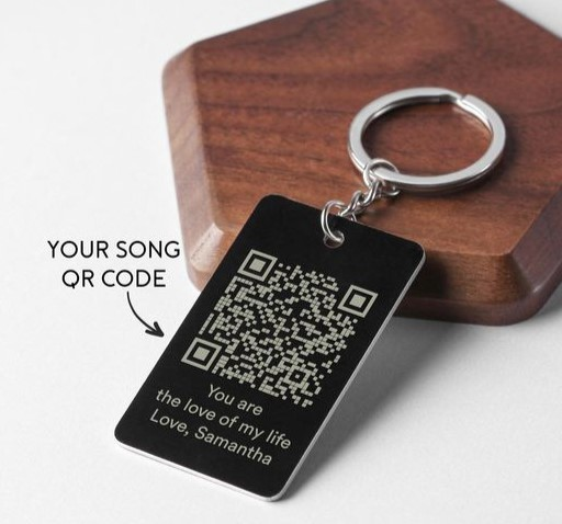 QR Code on Key Chain