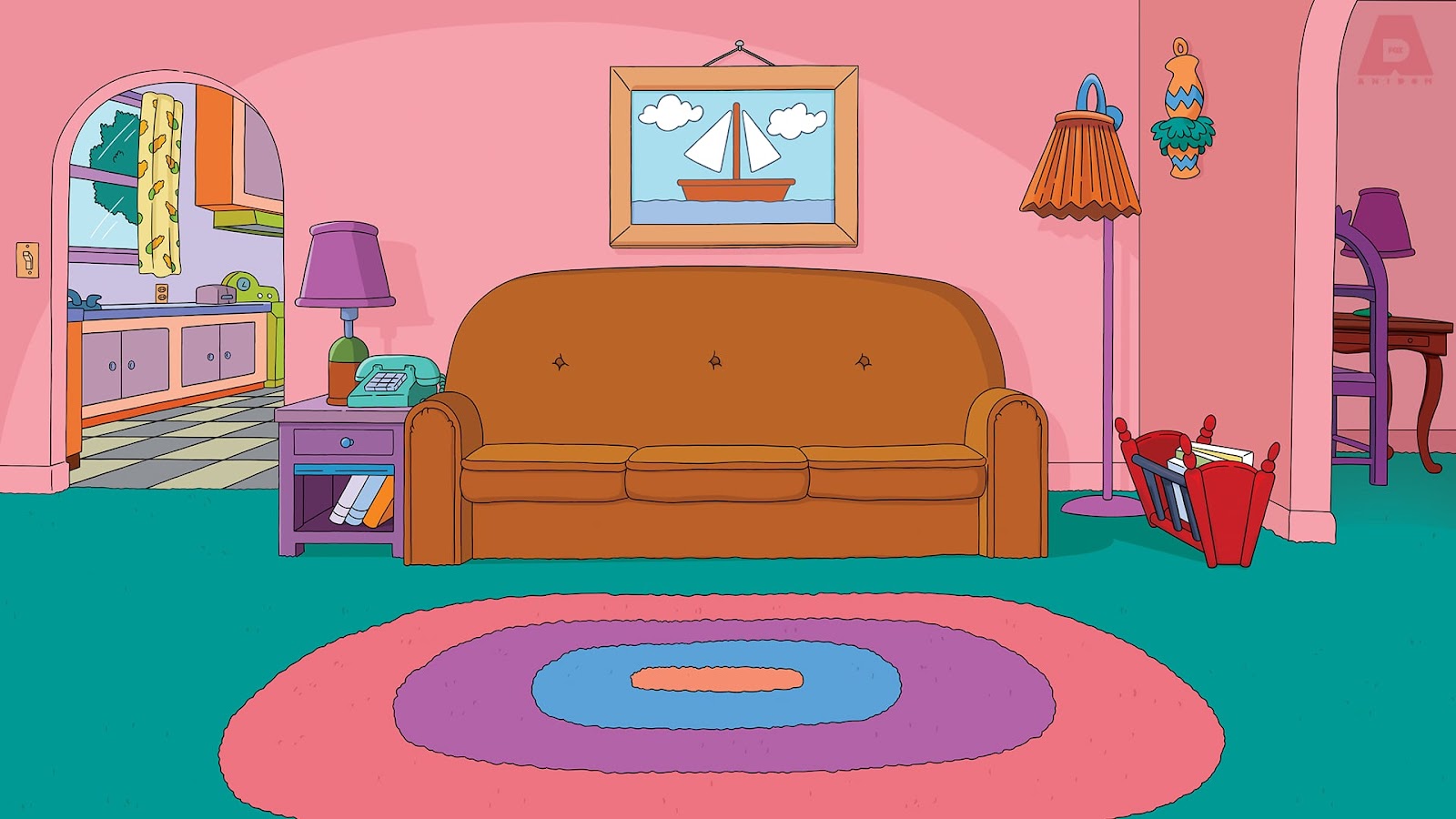 Living Room from Simpsons
