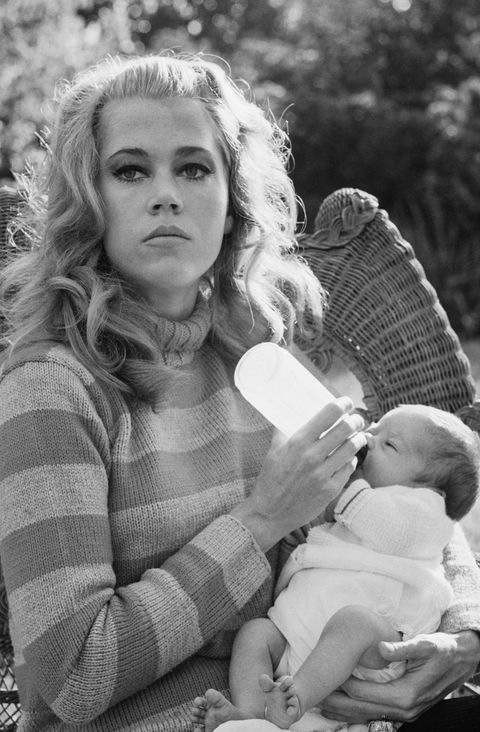 jane fonda et sa fille vanessa en 1968