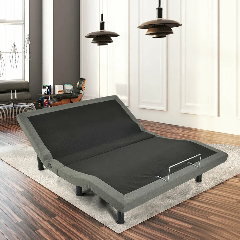 Choose an orthopedic mattress with an ergonomic design for an adjustable bed like this.