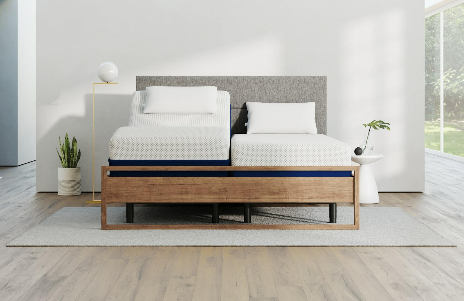 Some adjustable beds come with orthopedic mattresses like this one from Amerisleep 