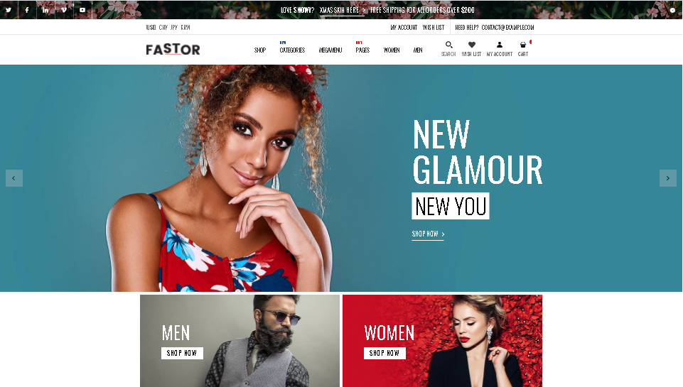 Fashion shopify theme fastor