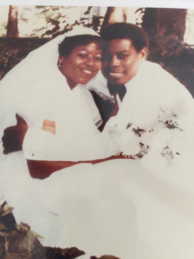 My mom and her Mr. Right (AKA my father), 36 years of marriage