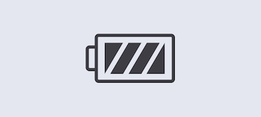 Icon for battery life