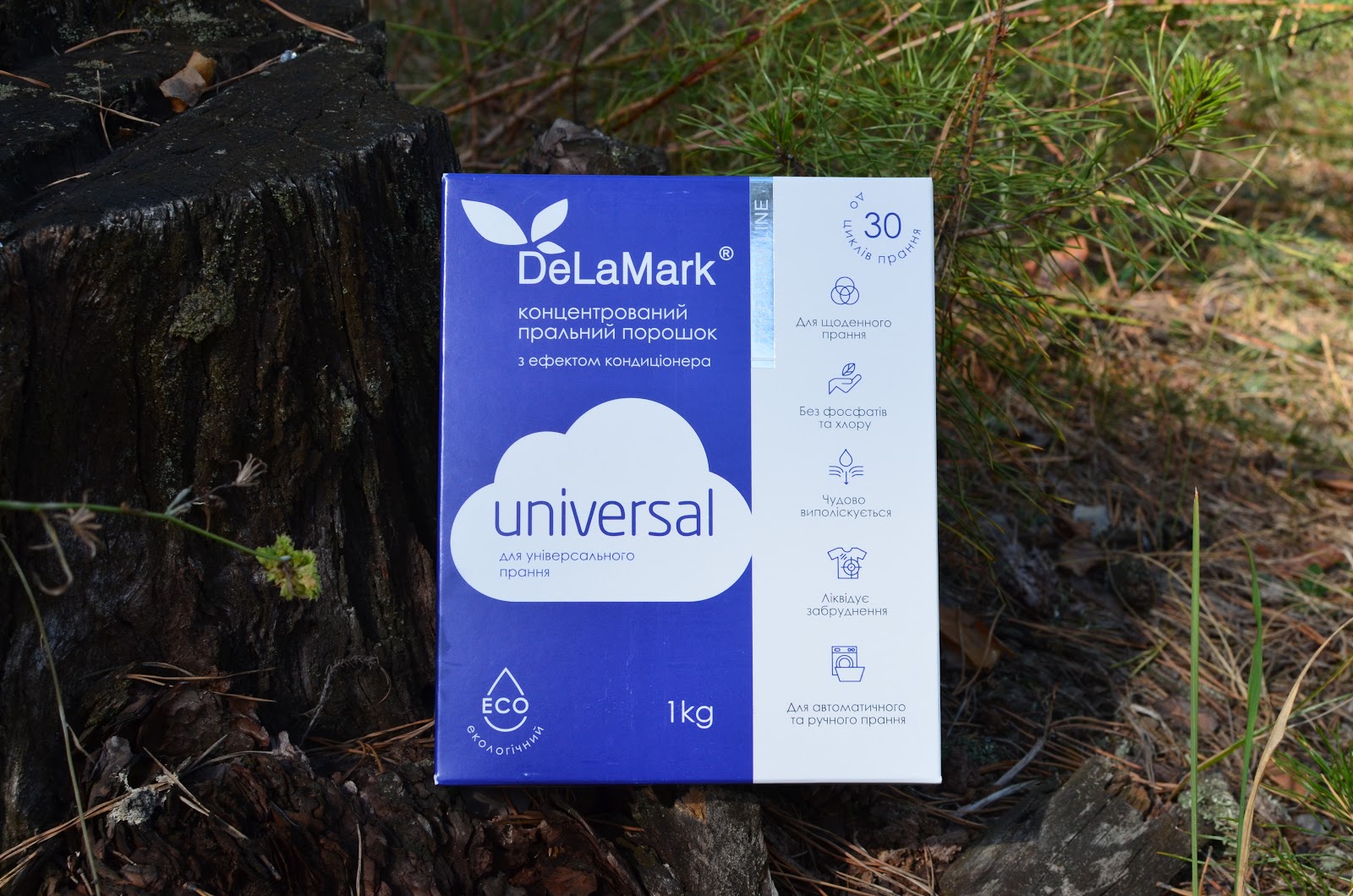 DeLaMark Универсальный бесфосфатный стиральный порошок Royal Powder Universal с эффектом кондиционера