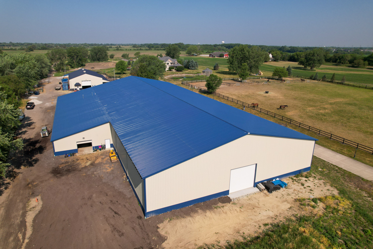 100' x 224' horse riding arena