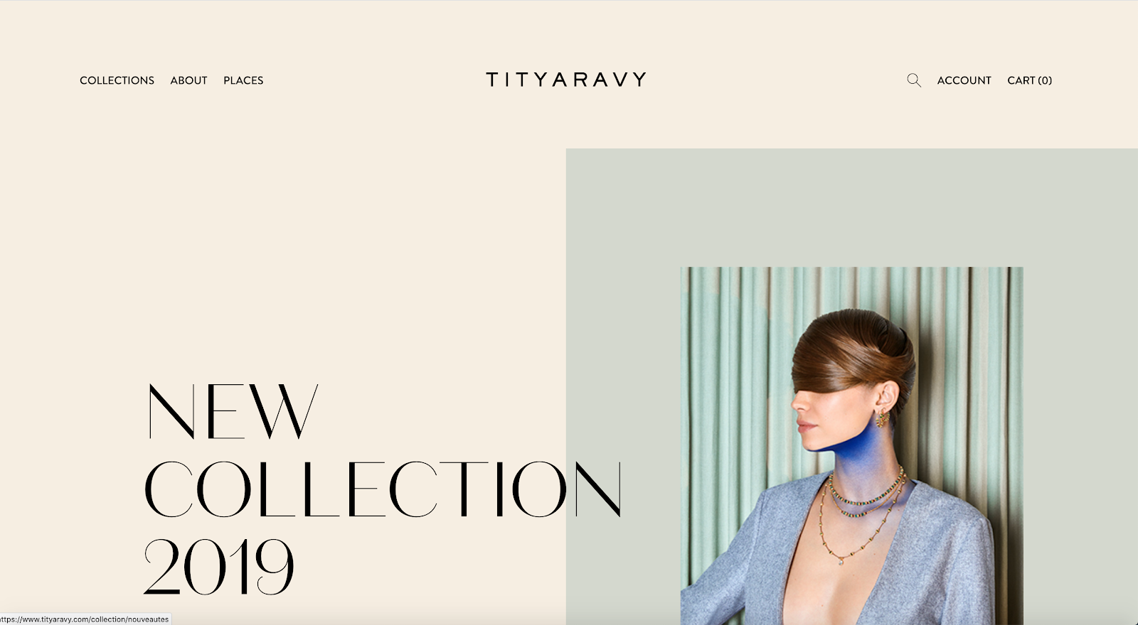 titya ravy website color schemes examples