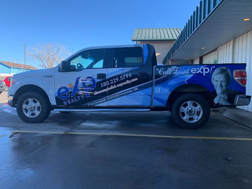 EXP Real Estate F-150 truck wrap