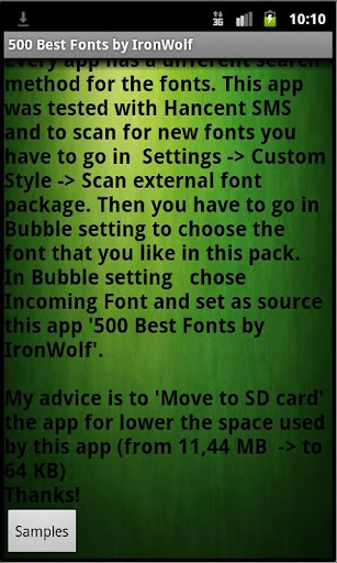 500 Best Fonts by IronWolf apk