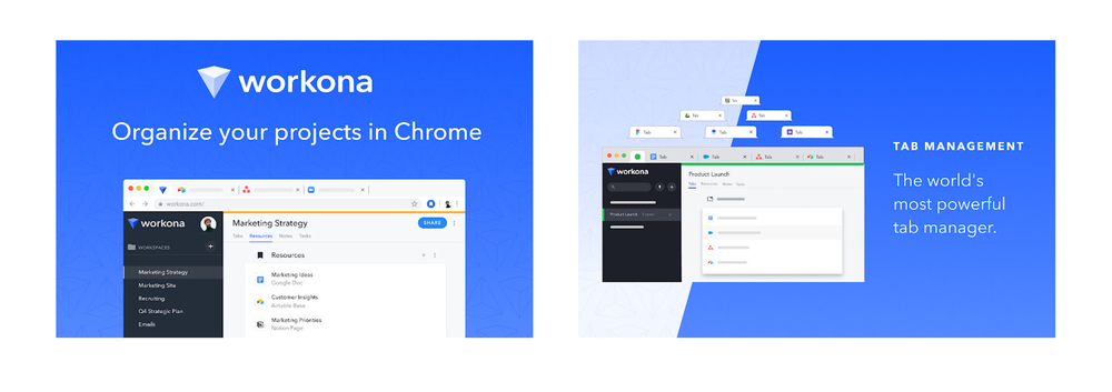 Organisez vos projets sur Chrome