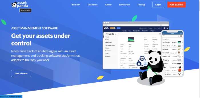 asset panda landing page 