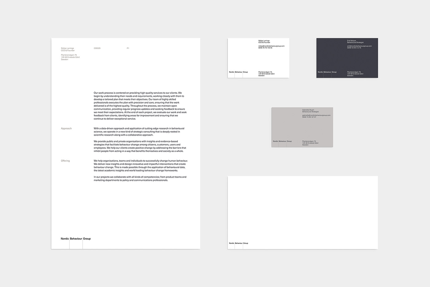 Branding and visual identity artifact from NBG project