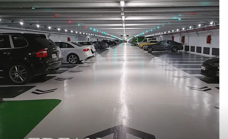 Resifan Applied for Parking Garage Floor