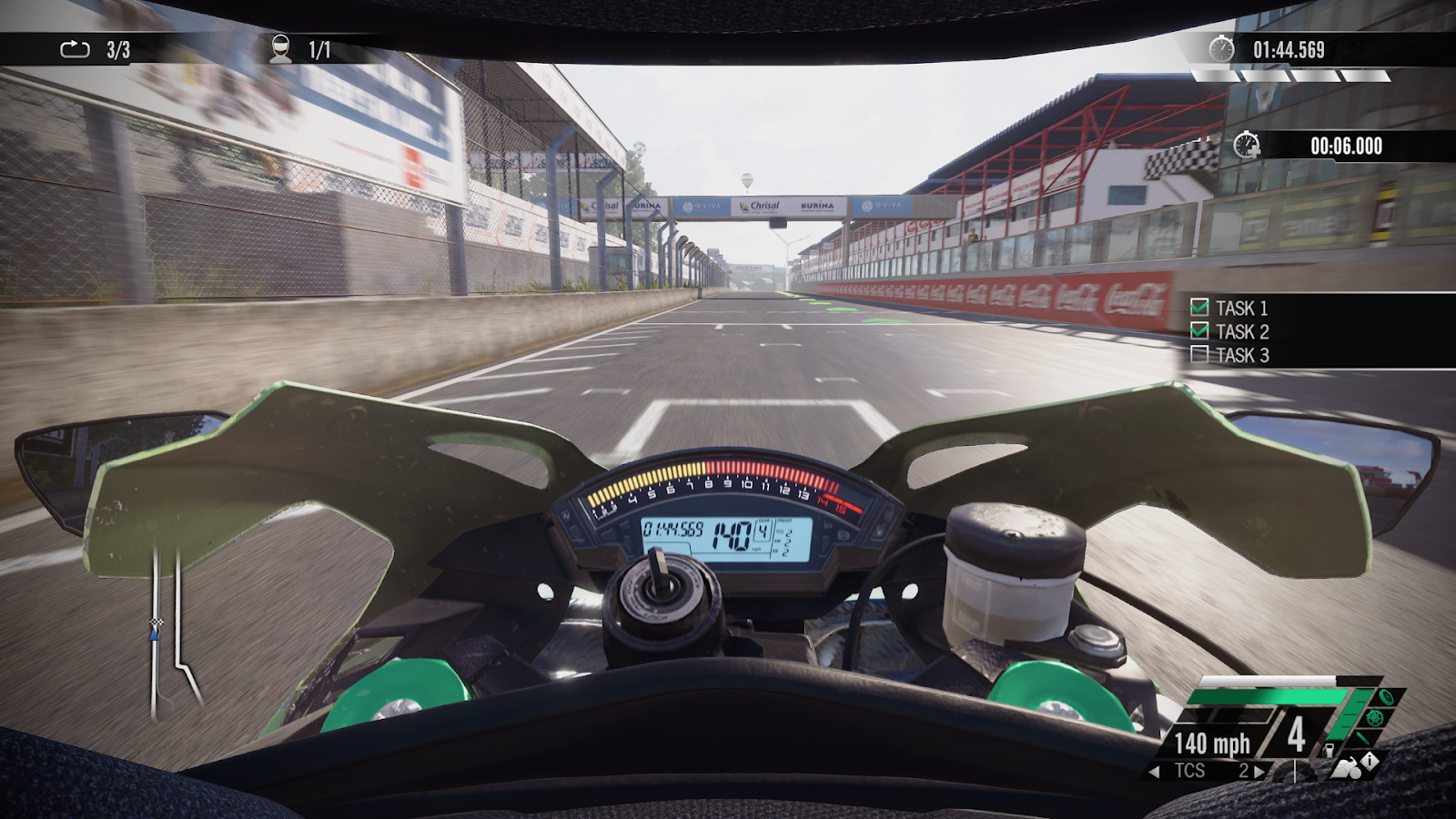 rims racing cockpit view