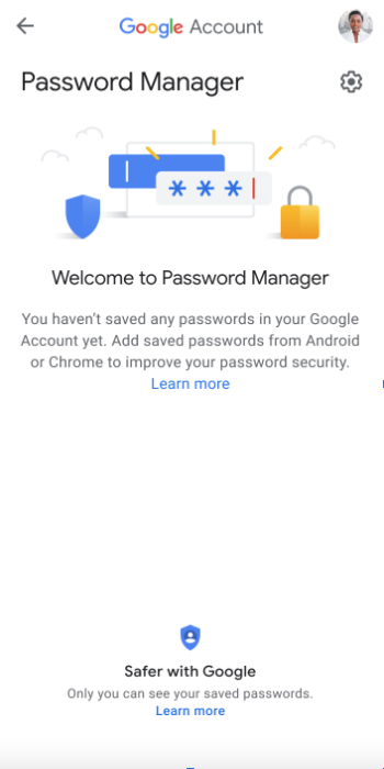 Google Password Manager