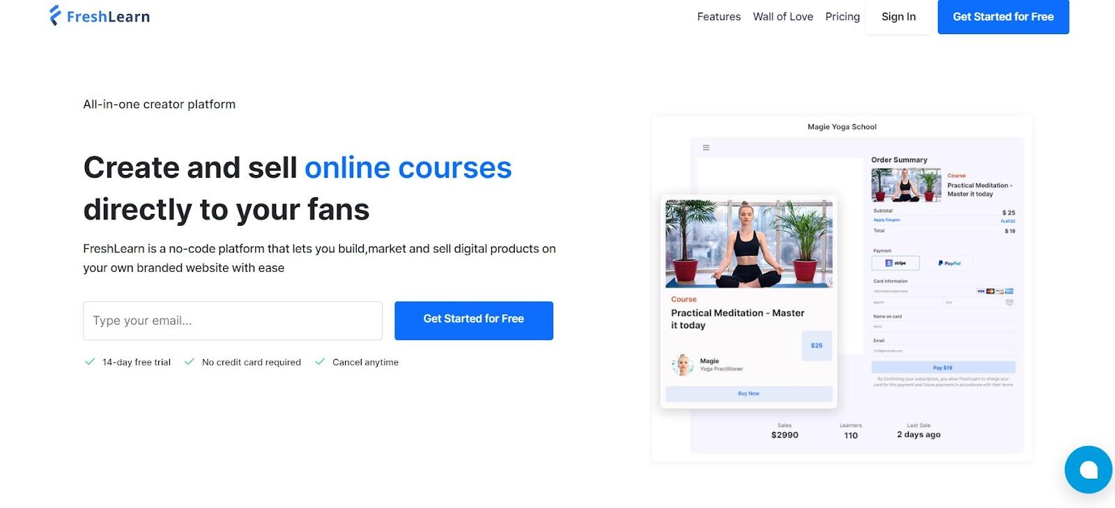 Online Course Creation platform