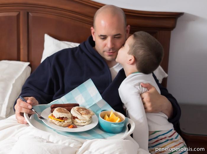 A person and a baby eating breakfast

Description automatically generated with low confidence