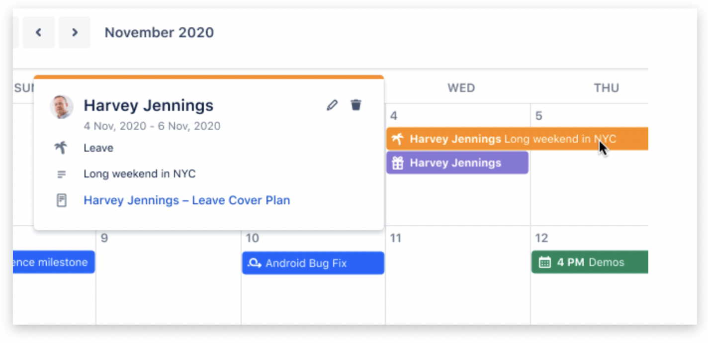 Integrate calendars and make it easy for teams to work together.