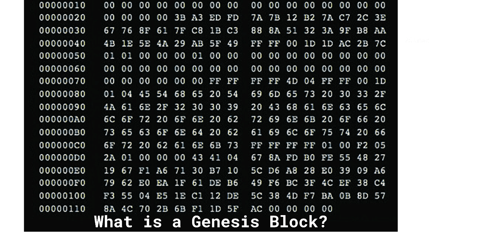 What is a Genesis Block?
