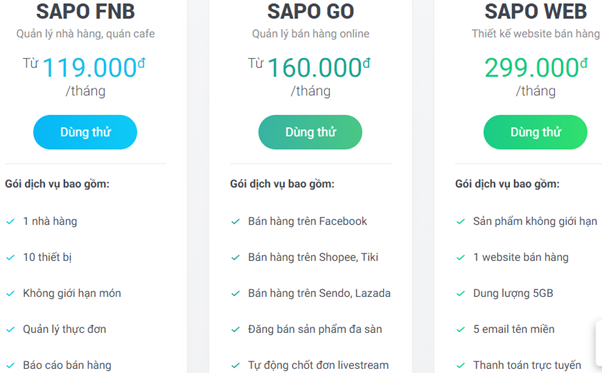 sapo go, sapo FNB, sapo Web