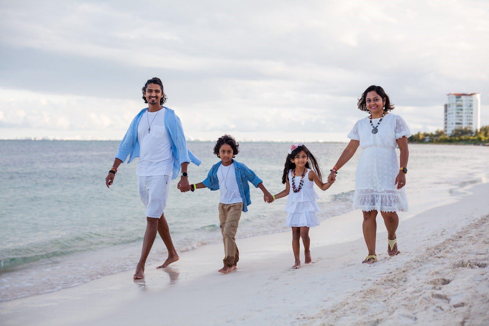 get a family photoshoot done by a professional photographer on your Mexico travel