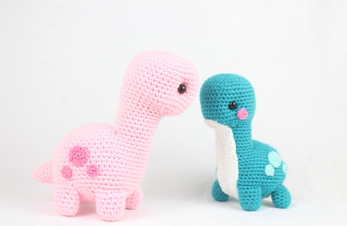 A Roaring Good Time with 25 Free Crochet Dinosaur Patterns - love. life.  yarn.