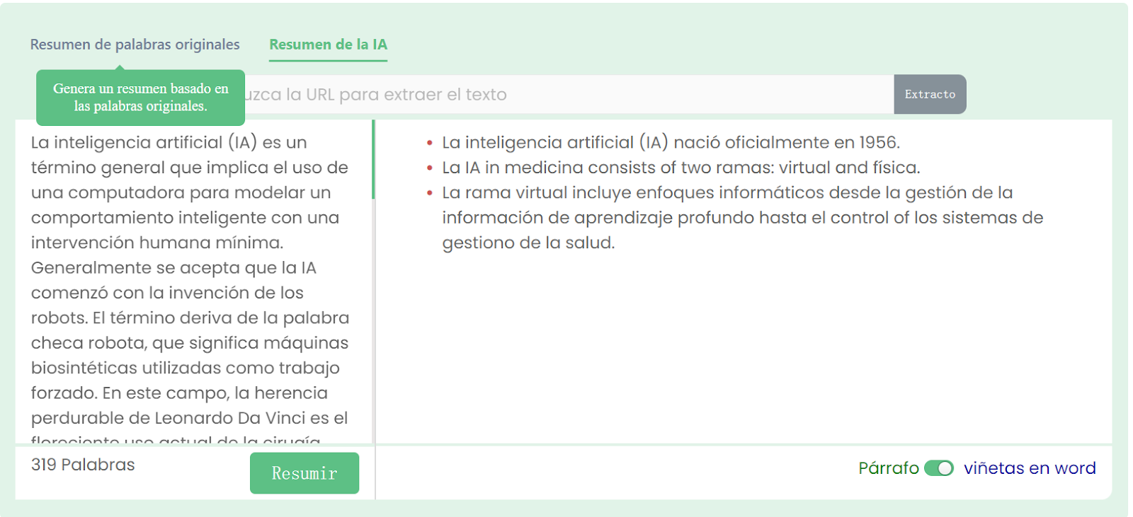 Haz que tu investigación funcione rápido: usa el resumen de texto 4