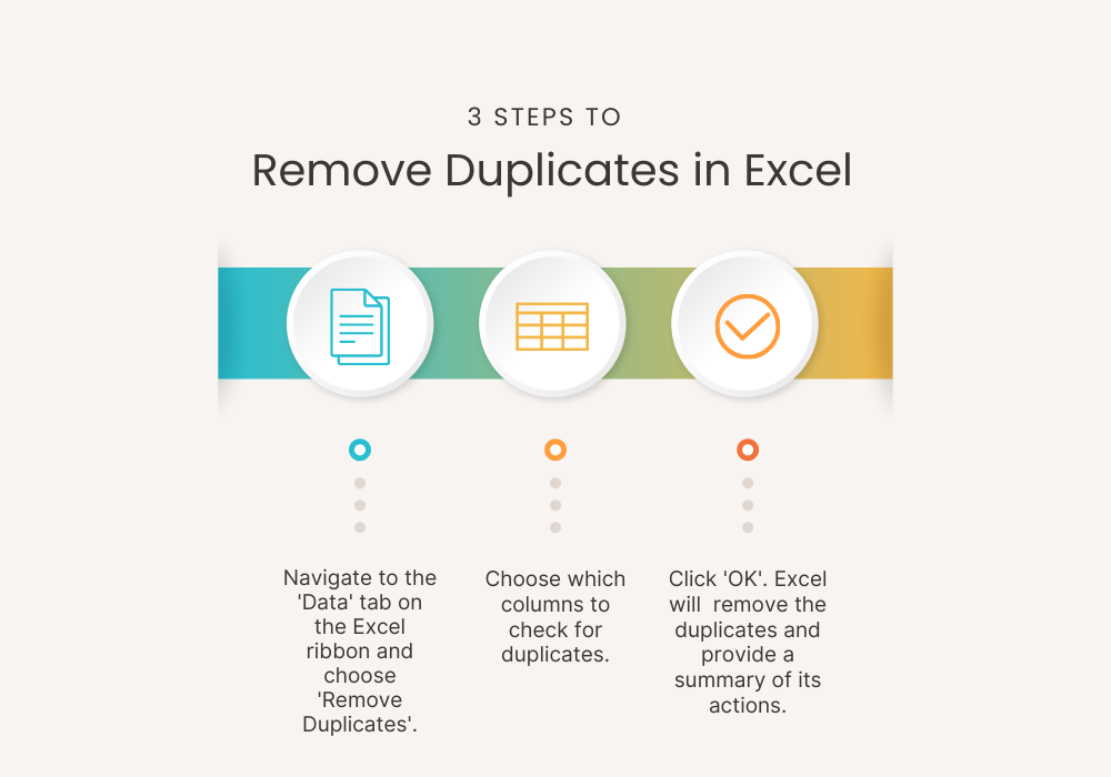 how to remove duplicates in excel