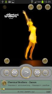 Download PowerAmp Skin Gold apk