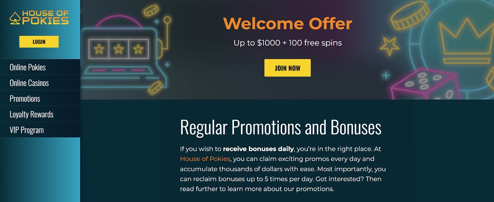 House Of Pokies Casino – A 1,000 AUD Welcome Package and Other Promos 3