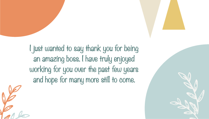 Best Thank You Messages for Boss