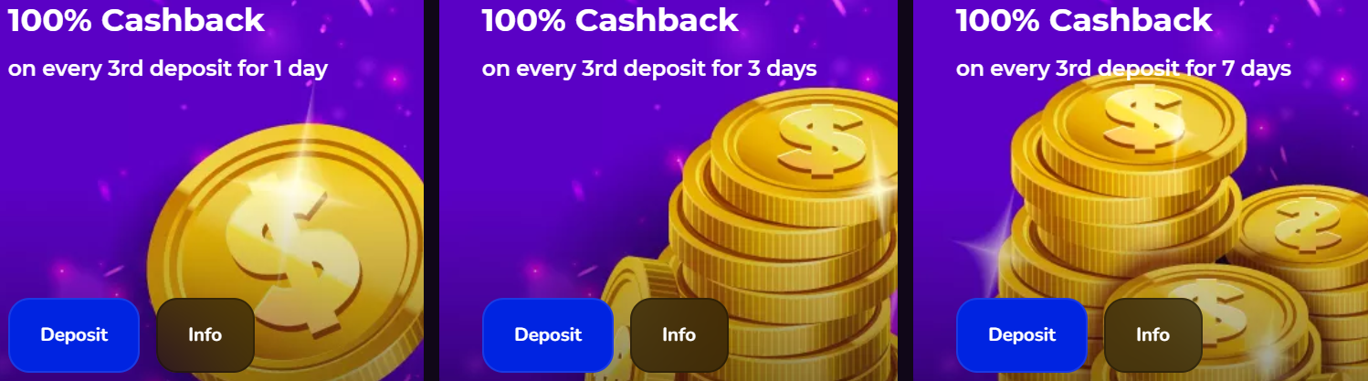 Cashback WinPort Casino