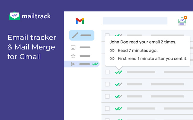 Best mass email service 1: Mailtrack website screenshot