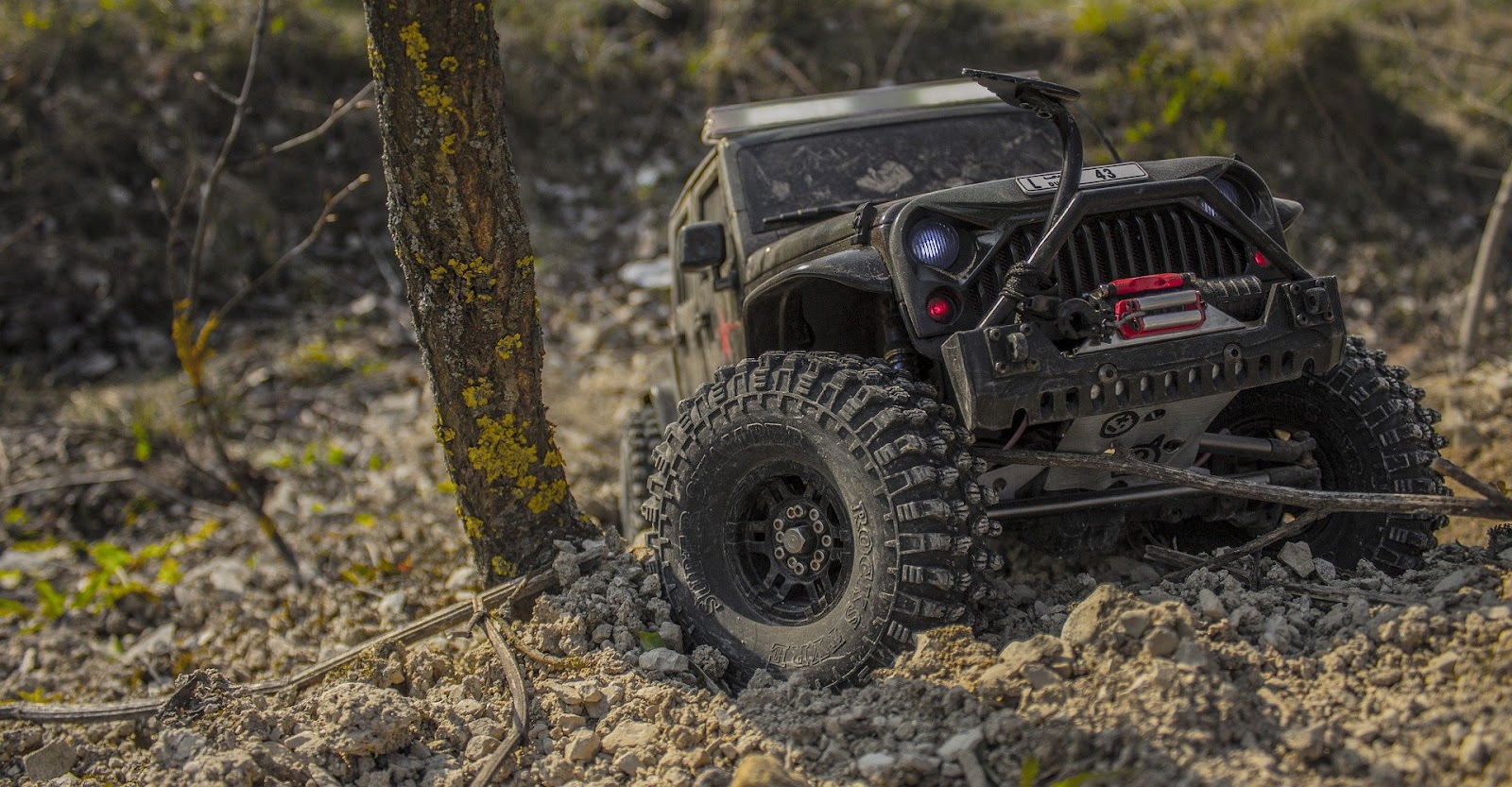 jeep wrangler on rough terrain