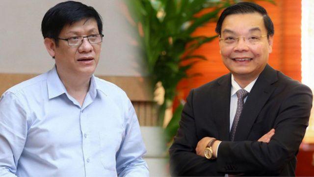 Bộ trưởng Y tế Nguyễn Thanh Long và Chủ tịch Hà Nội Chu Ngọc Anh là hai nhân vật mới nhất bị xử lý trong chiến dịch chống tham nhũng của TBT Nguyễn Phú Trọng