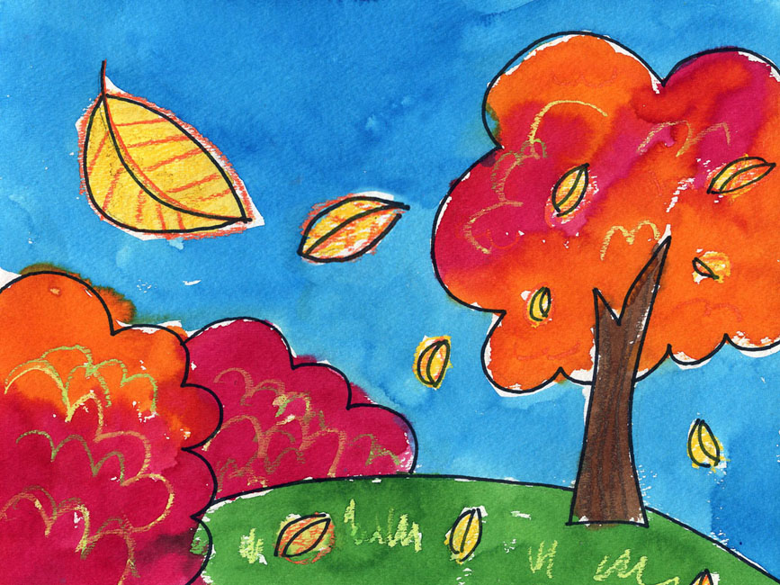 Осенний Пейзаж Фото Для Детей