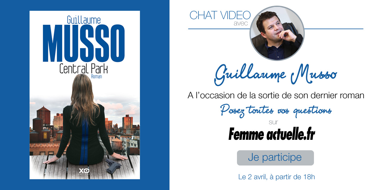 Interviewez Guillaume Musso en chat vidéo